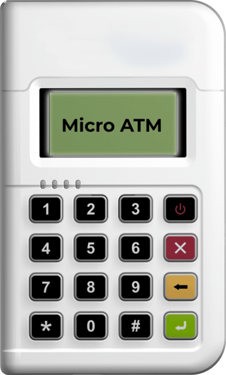 Cash withdrawal through mini ATM